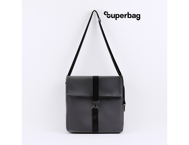 Шоппер Superbag Companion (серый с черным)