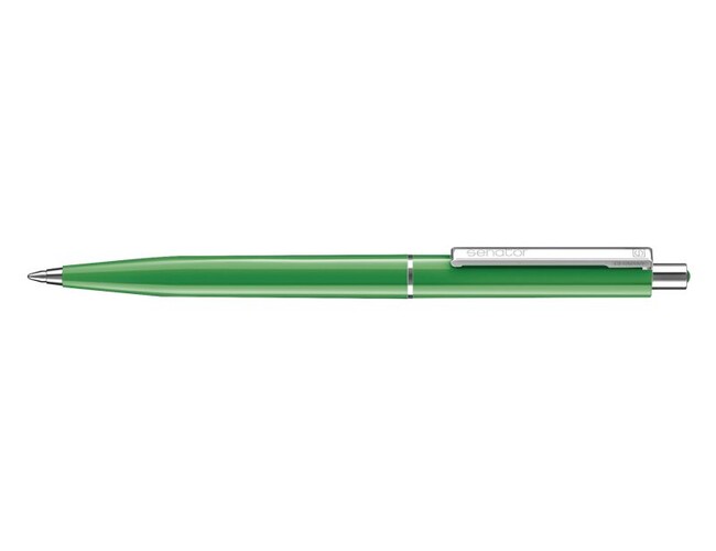 Шариковая авторучка Senator  с металлическими деталями "Point Polished" (Зелёный)