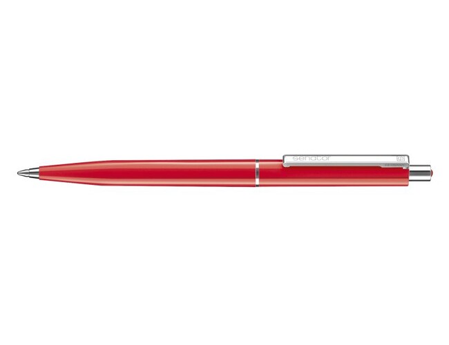 Шариковая авторучка Senator  с металлическими деталями "Point Polished" (Красный)