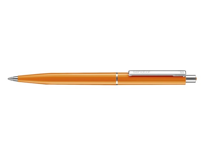 Шариковая авторучка Senator  с металлическими деталями "Point Polished" (Оранжевый)