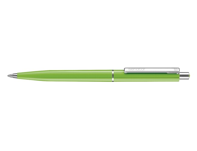 Шариковая авторучка Senator  с металлическими деталями "Point Polished" (Салатовый)