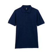 Футболка поло PREMIUM COTTON ADULT DOUBLE PIQUE, МОРСКОЙ СИНИЙ 3XL