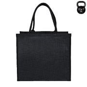 Сумка из джута Caravan Jute, размер 36*40*21 см, черный