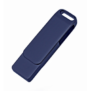 Флеш накопитель Bergamo, USB 2.0 16GB, металл, темно-синий