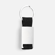Брелок Inlet с тканевой вставкой, черный