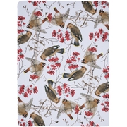 Флисовый плед Winter Bird