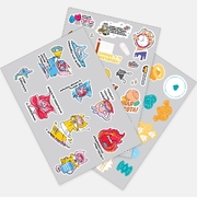 Наклейки бумажные Sticker Pack на заказ, L