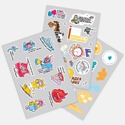 Наклейки ПВХ Sticker Pack на заказ, S