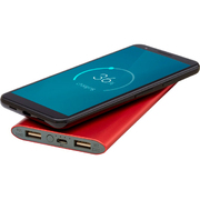 Внешний беспроводной аккумулятор «Juice», 8000 mAh, красный