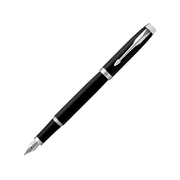Перьевая ручка Parker IM, F, черный, серебристый