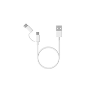Кабель «Mi 2-in-1 USB Cable Micro-USB to Type C», 30 см, белый