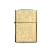 Зажигалка ZIPPO Venetian® с покрытием High Polish Brass, золотистый