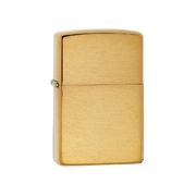 Зажигалка ZIPPO с покрытием Brushed Brass, золотистый