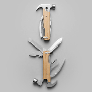 Мультиинструмент с молотком «Bro», серебристый/натуральный