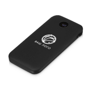 Внешний беспроводной аккумулятор с подсветкой лого «Astro», soft-touch, 10000 mAh, черный