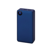 Внешний аккумулятор «Mild Pro» c быстрой зарядкой QC/PD, металлик soft-touch, 20 000 mAh, синий