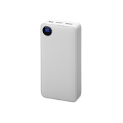 Внешний аккумулятор «Mild Pro» c быстрой зарядкой QC/PD, soft-touch, 20 000 mAh, белый