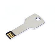 USB 2.0- флешка на 8 Гб в виде ключа, серебристый