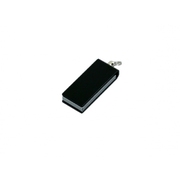 USB 2.0- флешка мини на 64 Гб с мини чипом в цветном корпусе, черный