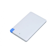 Внешний аккумулятор в форме карты «Trunk», 2500 mAh, синий