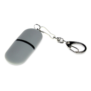 USB 2.0- флешка «Goutte Soft-touch» на 32 Гб каплевидной формы, серый