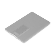 USB 3.0- флешка на 64 Гб в виде визитки, с раскладным чипом, белый