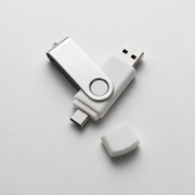 USB3.0/USB Type-C флешка на 16 Гб «Квебек C», белый