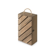 Коробка подарочная из массива дерева «Two-bottle box», натуральный