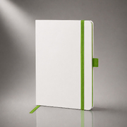 Блокнот A5 «ColorNote White», белый/зеленое яблоко