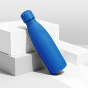 Вакуумная термобутылка «Vacuum bottle C1», soft touch, 500 мл, синий классический