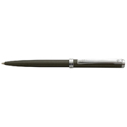 Шариковая авторучка в металлическом корпусе из латуни "DELGADO METALLIC GREY FINISH" CBS (Антрацит; Серебристый)